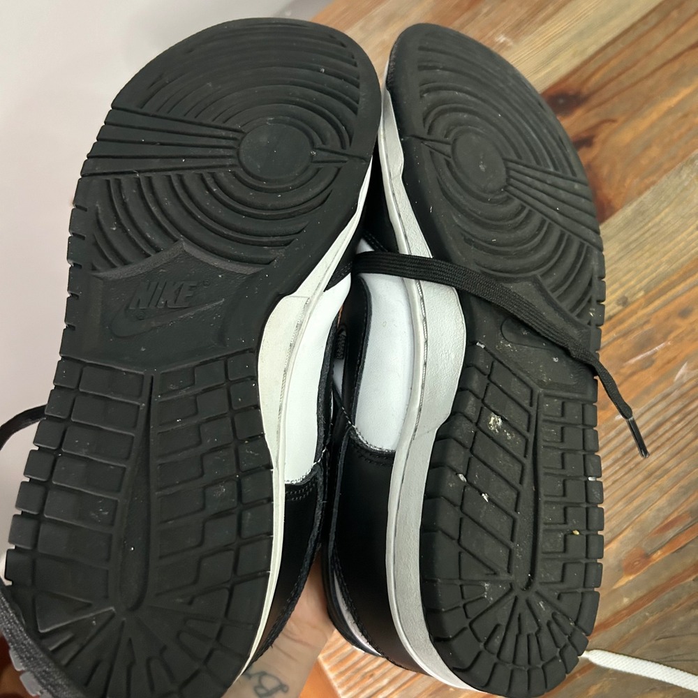 Nike Dunk Low Panda White Black Mens Sneakers DD1391-100 Size 8 - Picture 8 of 10